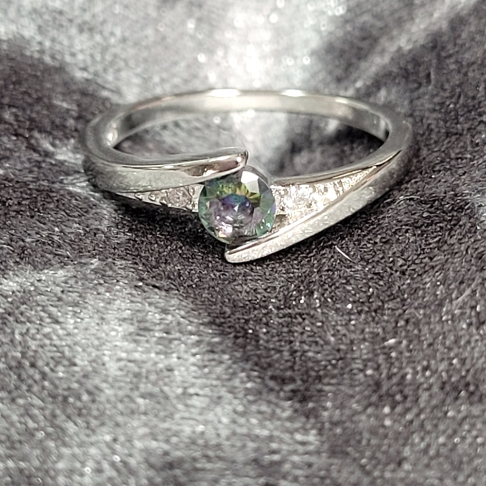 S925 Zirconia Wedding Band